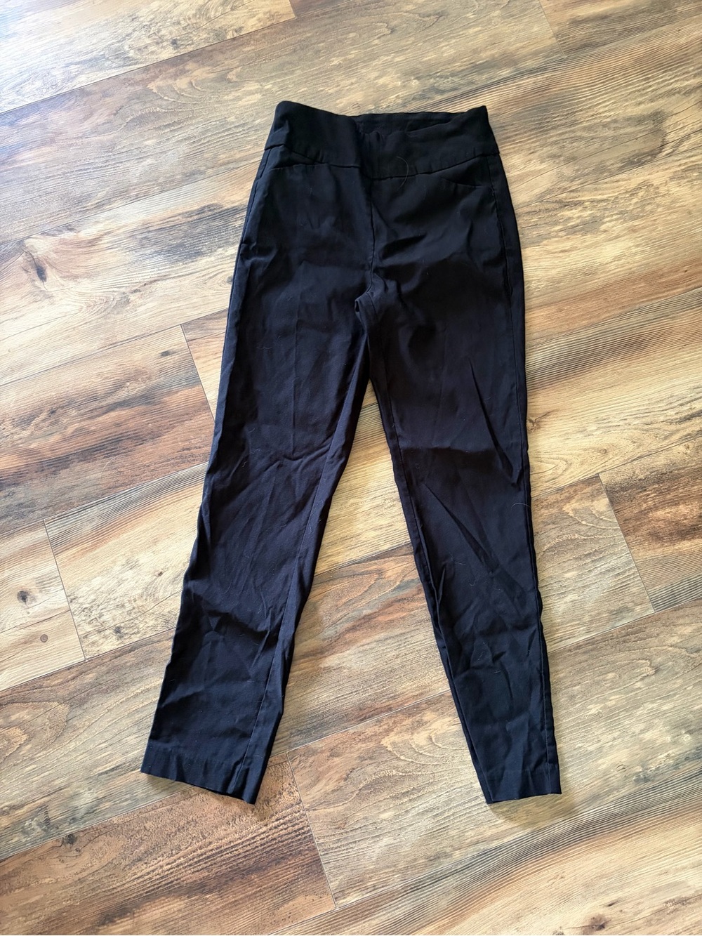 Tribal Black High-Rise Skinny Pants
